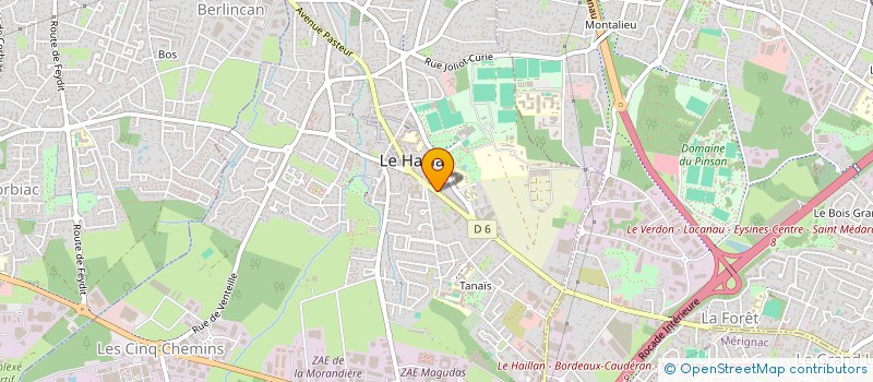 localisation de l'entreprise MADAME VALERIE BASKA  LE HAILLAN