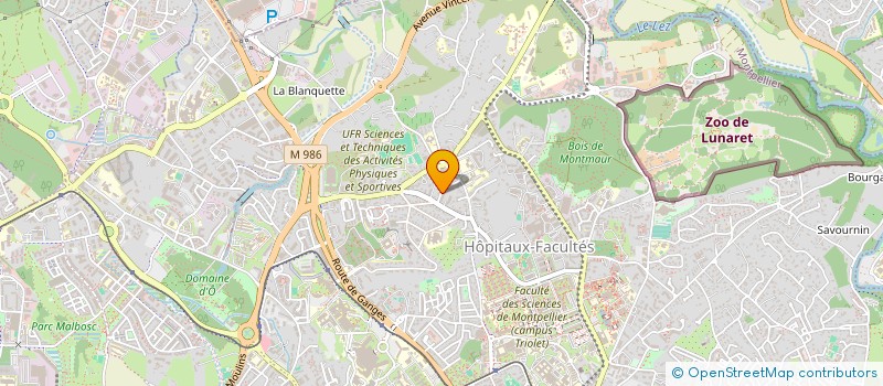 localisation de l'entreprise MADAME VALERIE BATAILLE à MONTPELLIER