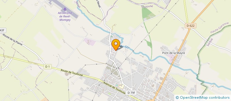 localisation de l'entreprise MADAME VALERIE BAUER  REVEL