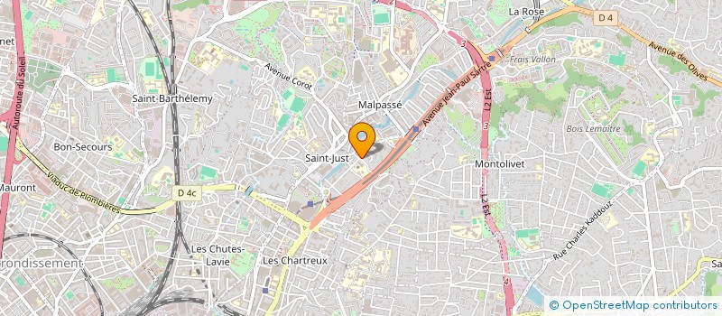 localisation de l'entreprise MADAME VALERIE BAUMONT  MARSEILLE