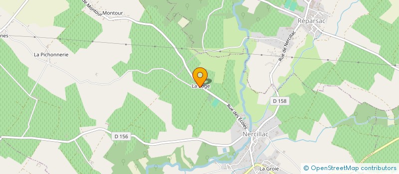 localisation de l'entreprise MADAME VALERIE BAYLE  NERCILLAC