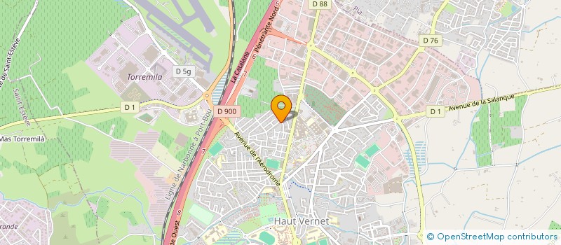 localisation de l'entreprise MADAME VALERIE BEATRICE AUDOUIN  PERPIGNAN