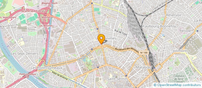 localisation de l'entreprise MADAME VALERIE BEAUCLAIR à TOULOUSE