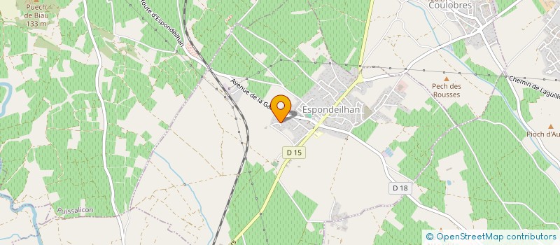 localisation de l'entreprise MADAME VALERIE BEAUMONT  ESPONDEILHAN