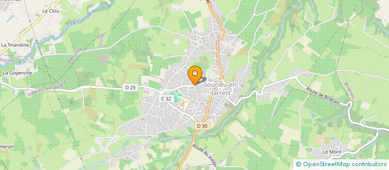 localisation de l'entreprise MADAME VALERIE BEAURAIN  SOUCIEU-EN-JARREST