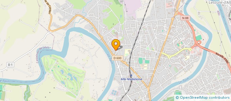 localisation de l'entreprise MADAME VALERIE BEAUVAL  ALBI