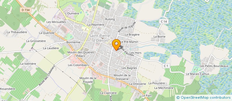 localisation de l'entreprise MADAME VALERIE BEGUE  SAINT-PIERRE-D'OLERON