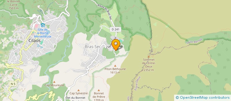 localisation de l'entreprise MADAME VALERIE BEGUE  CILAOS