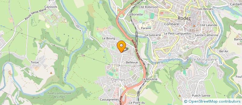 localisation de l'entreprise MADAME VALERIE BEL  OLEMPS