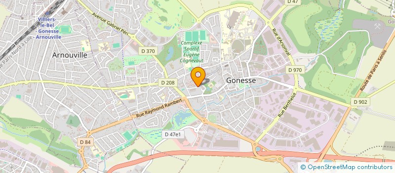 localisation de l'entreprise MADAME VALERIE BELLA ATANGANA à GONESSE