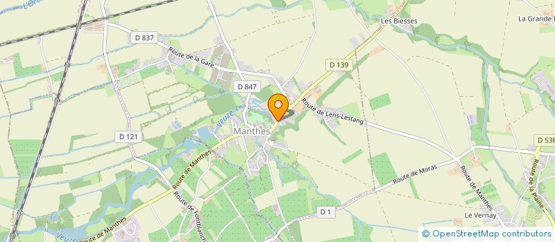 localisation de l'entreprise MADAME VALERIE BELLETON  METHAMIS