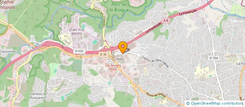 localisation de l'entreprise MADAME VALERIE BELLINO à ANTIBES