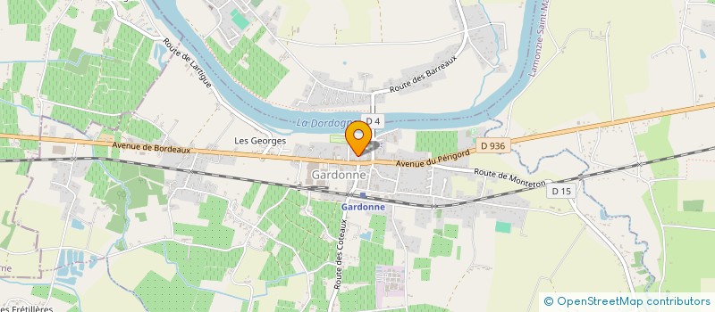 localisation de l'entreprise MADAME VALERIE BENOIST  GARDONNE