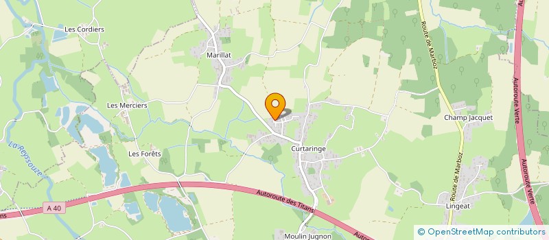 localisation de l'entreprise MADAME VALERIE BERANGER  VIRIAT