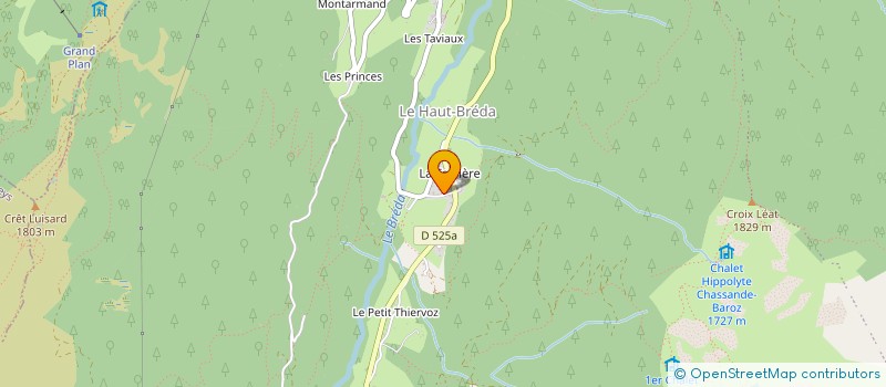 localisation de l'entreprise MADAME VALERIE BERARD  LE HAUT-BREDA