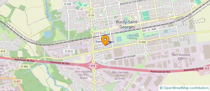 localisation de l'entreprise MADAME VALERIE BERBICHE à BUSSY-SAINT-GEORGES