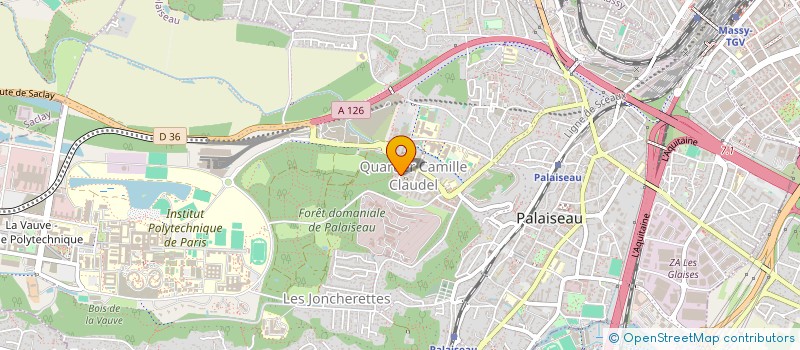 localisation de l'entreprise MADAME VALERIE BERCOT à PALAISEAU