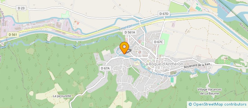 localisation de l'entreprise MADAME VALERIE BERGER  LA ROQUE-D'ANTHERON