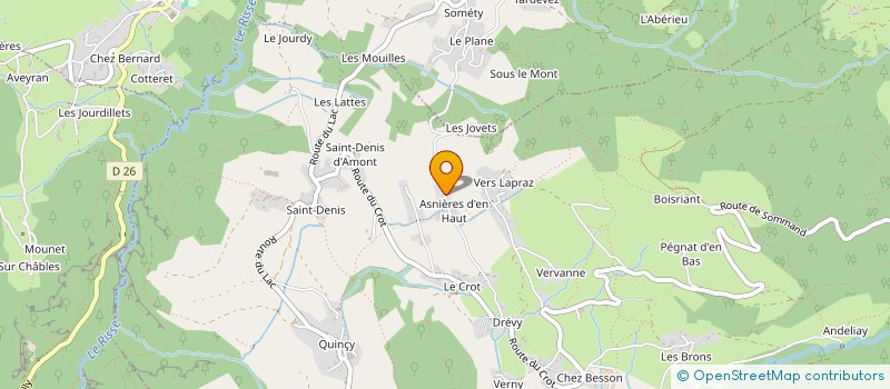 localisation de l'entreprise MADAME VALERIE BERGOEND à MIEUSSY