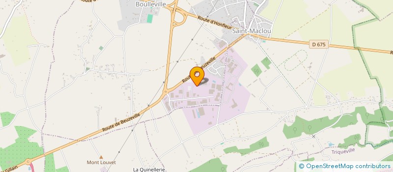 localisation de l'entreprise MADAME VALERIE BERNARD  BOULLEVILLE