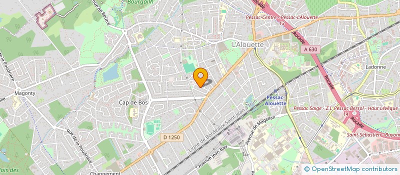 localisation de l'entreprise MADAME VALERIE BERNEDE à PESSAC