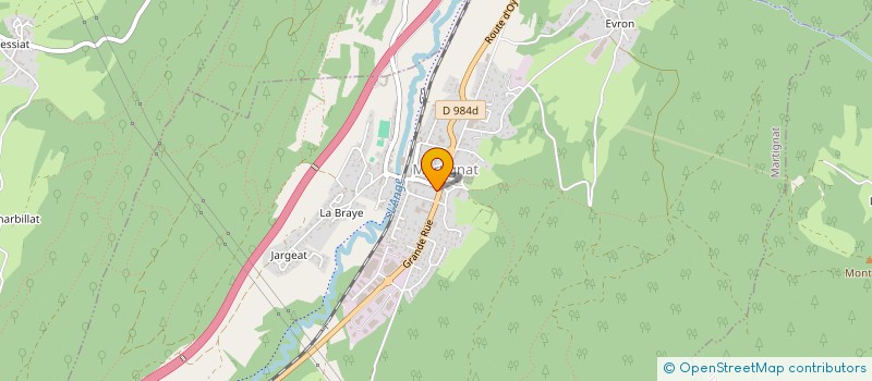 localisation de l'entreprise MADAME VALERIE BERROD  MARTIGNAT