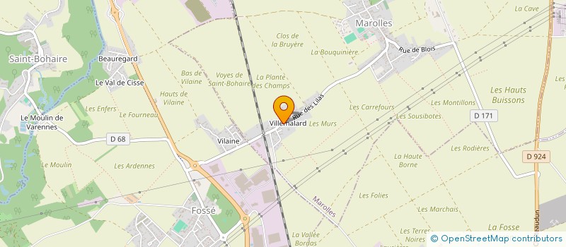 localisation de l'entreprise MADAME VALERIE BERTHELIN  BLOIS