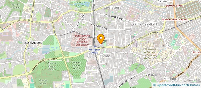 localisation de l'entreprise MADAME VALERIE BERTHELOT  MERIGNAC