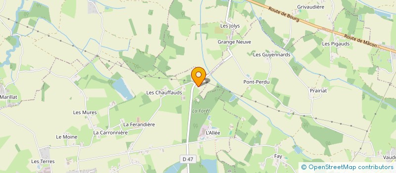 localisation de l'entreprise MADAME VALERIE BERTHIAUD  PERREX