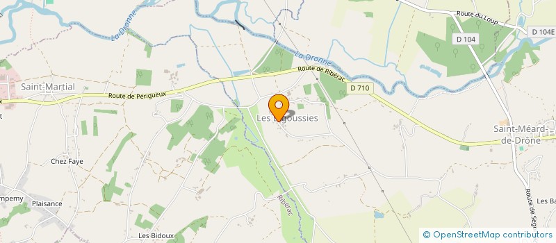 localisation de l'entreprise MADAME VALERIE BERTHOMET  SAINT-MEARD-DE-DRONE