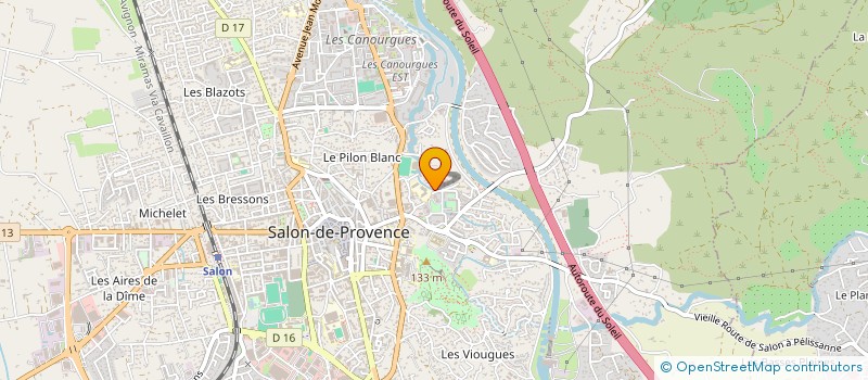 localisation de l'entreprise MADAME VALERIE BERTIN  SALON-DE-PROVENCE