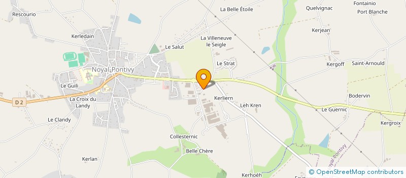 localisation de l'entreprise MADAME VALERIE BERTRAND  KERFOURN