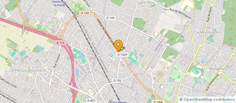 localisation de l'entreprise MADAME VALERIE BERTRAND à SAINT-PRIX