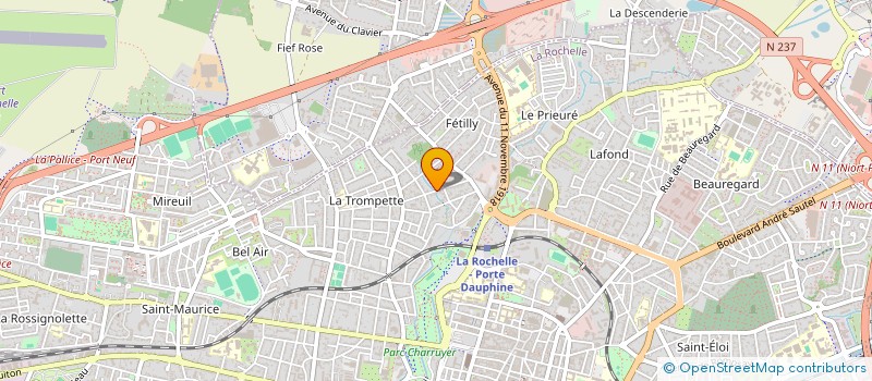 localisation de l'entreprise MADAME VALERIE BESANCON  LA ROCHELLE