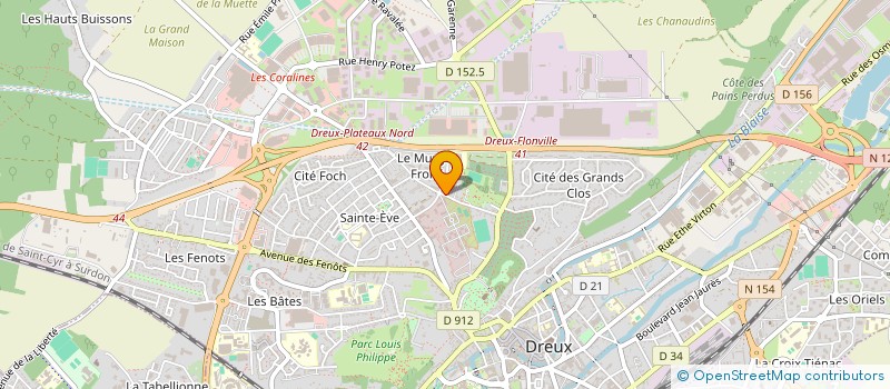 localisation de l'entreprise MADAME VALERIE BESLOUIN à DREUX