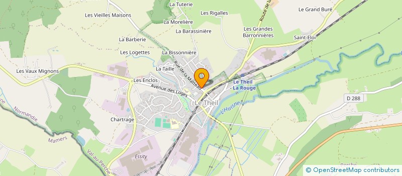 localisation de l'entreprise MADAME VALERIE BESNARD à VAL-AU-PERCHE