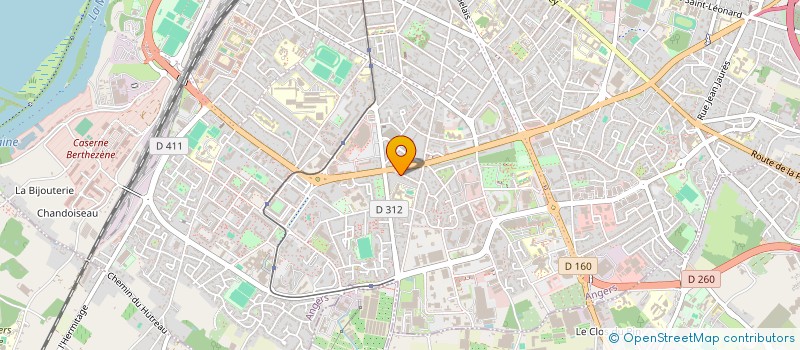 localisation de l'entreprise MADAME VALERIE BESNIER à ANGERS