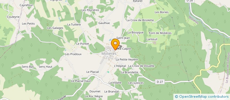 localisation de l'entreprise MADAME VALERIE BESSE  MOLIERES