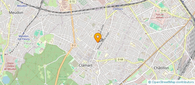 localisation de l'entreprise MADAME VALERIE BESSEY  CLAMART