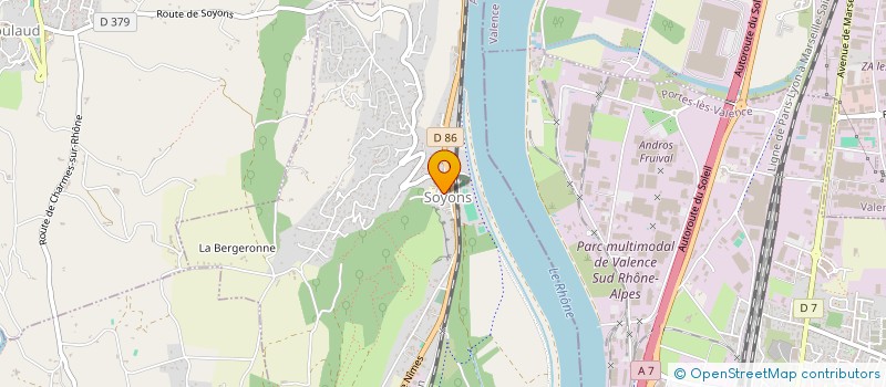 localisation de l'entreprise MADAME VALERIE BESSIERES  SOYONS