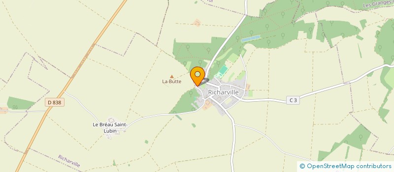 localisation de l'entreprise MADAME VALERIE BETHERY  RICHARVILLE