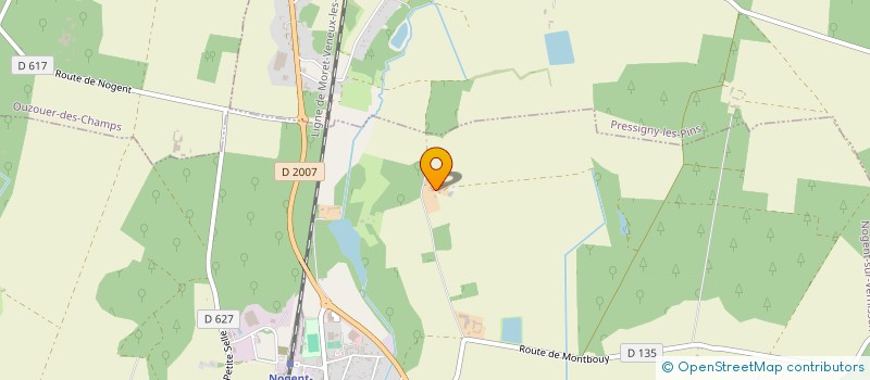 localisation de l'entreprise MADAME VALERIE BEZINE à PRESSIGNY-LES-PINS