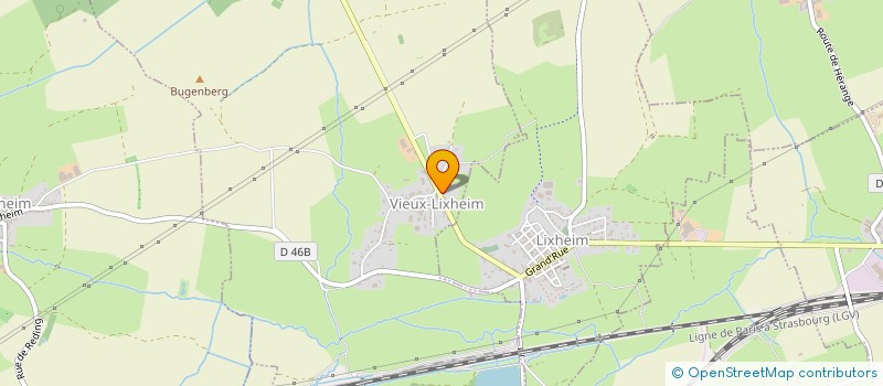 localisation de l'entreprise MADAME VALERIE BICHET  VIEUX-LIXHEIM