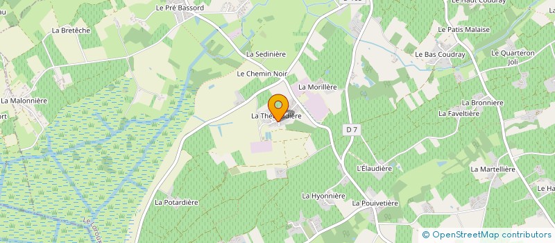 localisation de l'entreprise MADAME VALERIE BICHOT  LE LOROUX-BOTTEREAU