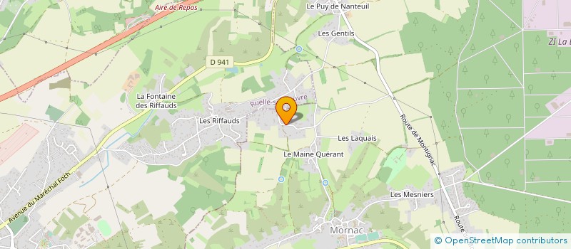 localisation de l'entreprise MADAME VALERIE BIENTZ à MORNAC