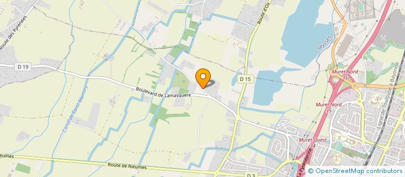 localisation de l'entreprise MADAME VALERIE BIENVENU  MURET