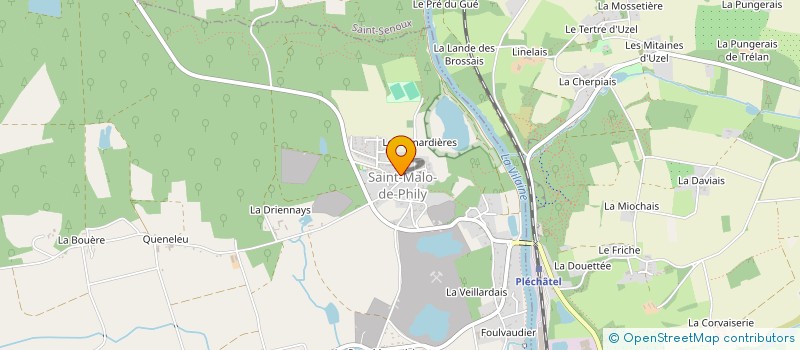 localisation de l'entreprise MADAME VALERIE BILLARD à GUIPRY-MESSAC