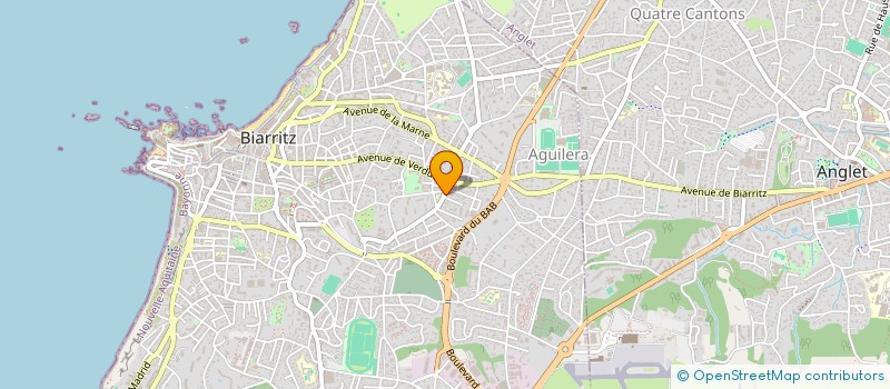 localisation de l'entreprise MADAME VALERIE BILLARD  BIARRITZ