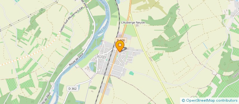 localisation de l'entreprise MADAME VALERIE BILLARD  AUGY