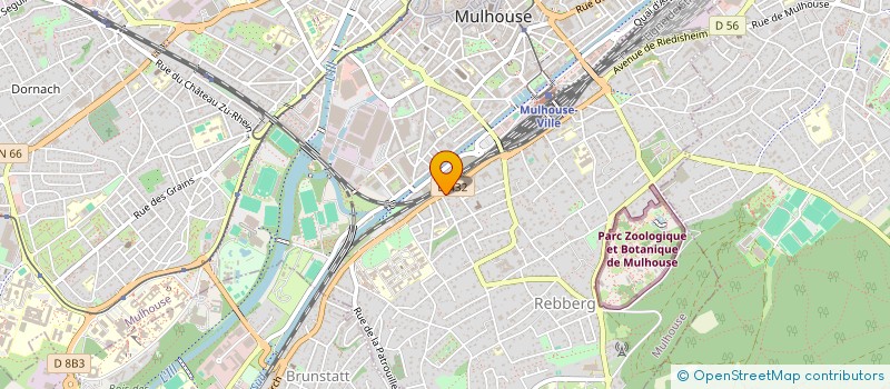 localisation de l'entreprise MADAME VALERIE BINDER à MULHOUSE